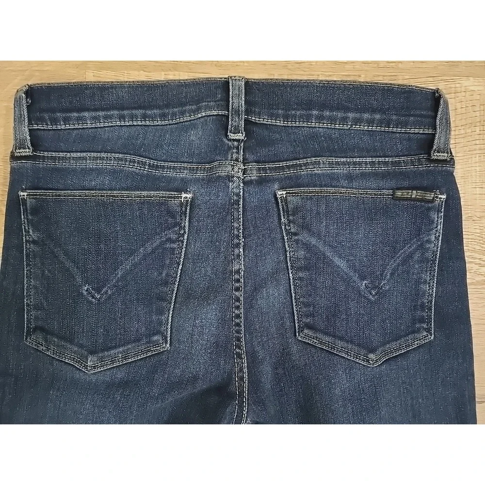 Hudson Women's Jeans Krista Crop‎ Super Skinny Raw Hem Size 27